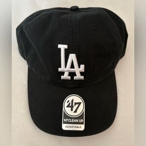 47 Black LA Logo Cap